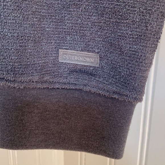Outerknown extra small terry cloth joggers, gray excellent used condition - Picture 4 of 5